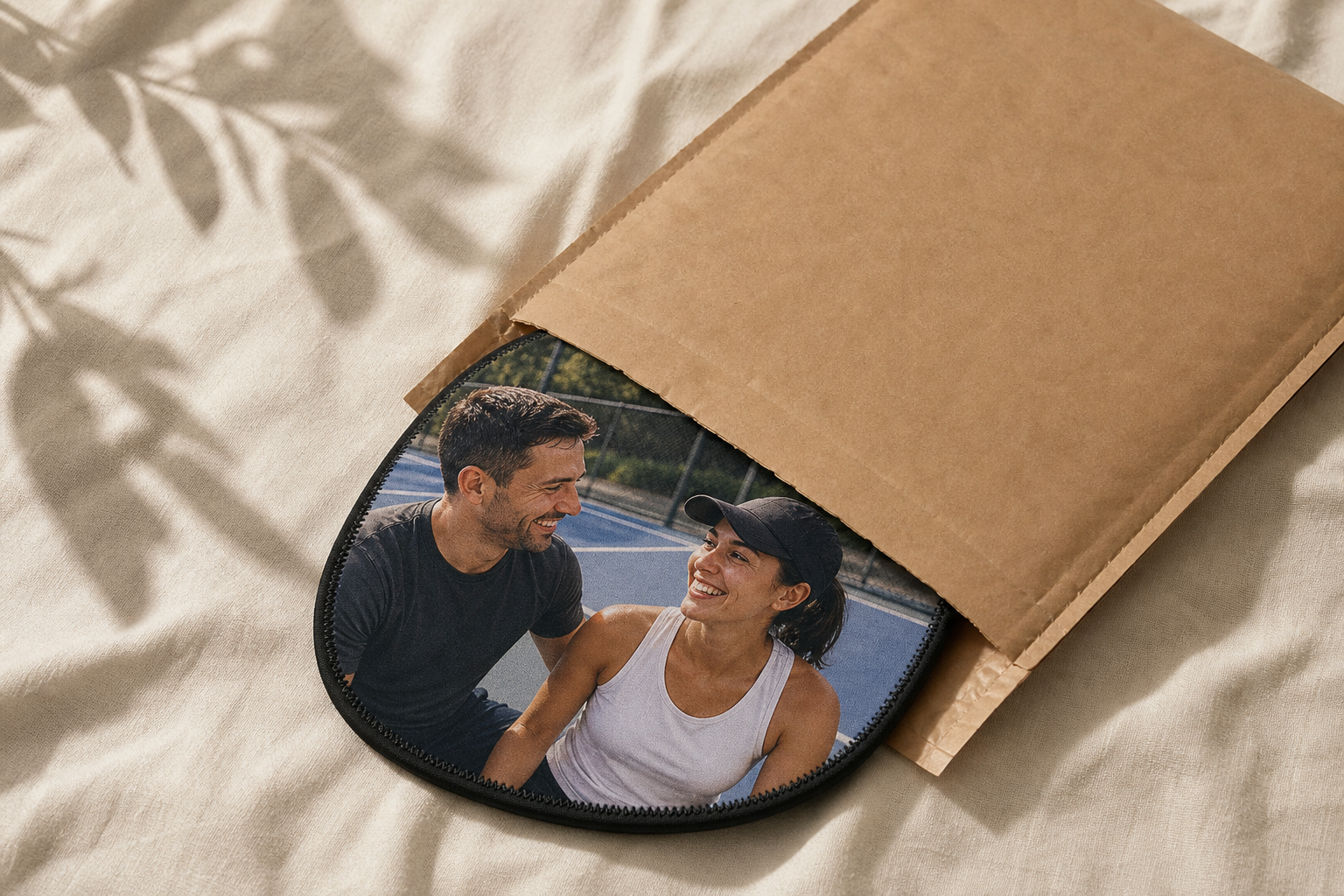 Finished photo paddle cover